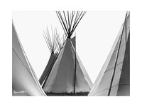 Shapes of Native America | 30x40 Canvas Print | Crow Agency, MT